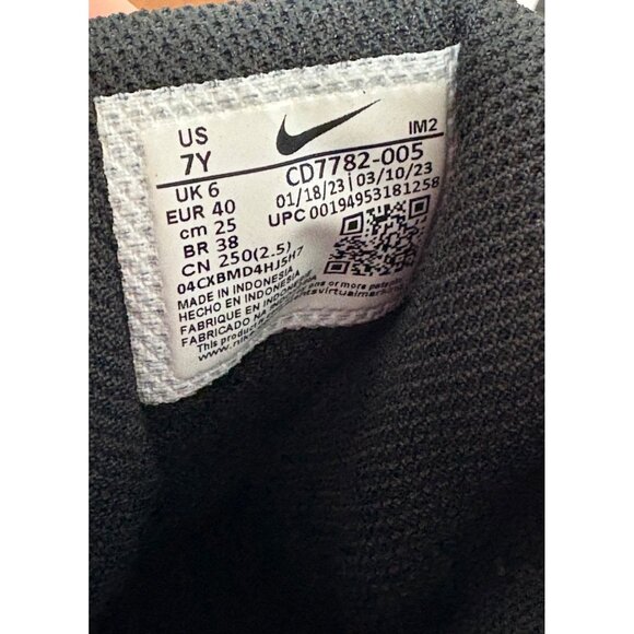 Nike Court Borough Mid 2 (GS) Big Girls Shoes - Size 7Y MISSING LACES !!!! - Picture 8 of 9